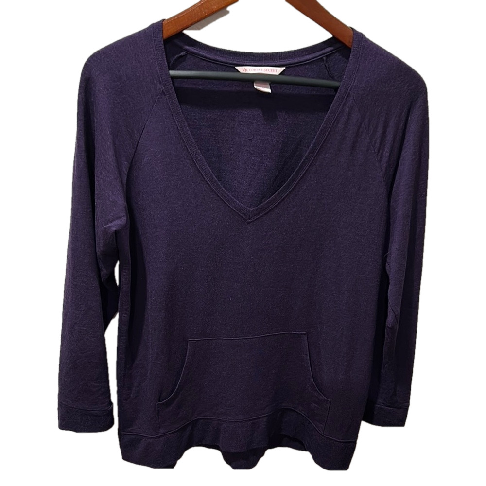 Victoria secret  Purple V-Neck Top size M GUC